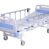 ELECTRIC FOWLER BED WITH ABS PANEL WITH COLLAPSIBLE SIDE RAILING, Castor wheels & mattress