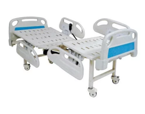 ELECTRIC FOWLER BED WITH ABS PANELS AND ABS SIDE RAILING & Castor wheels and mattress