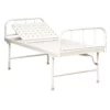 MANUAL SEMI- FOWLER BED WITH SS PANEL & MATTRESS